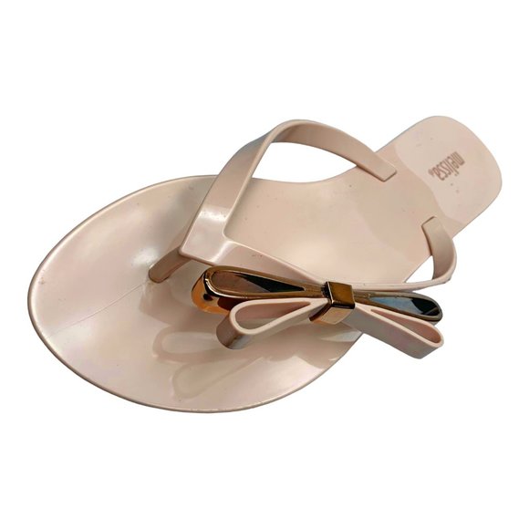 MELISSA Harmonic Make A Wish Double Bow Thong Jelly‎ Sandals - Picture 2 of 12